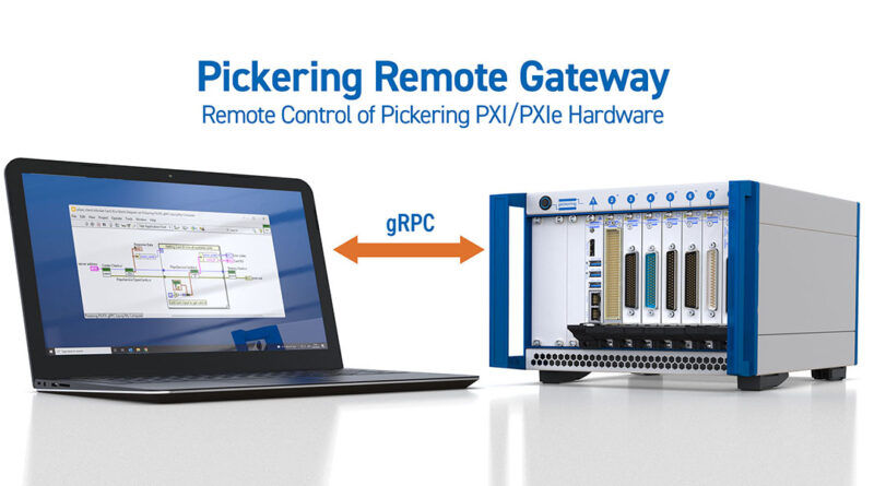 Pickering Interfaces launches Remote Gateway software for remote control of PXI test systems